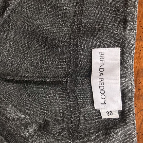 Brenda Beddome Grey Pants Sz 30 - Picture 4 of 4